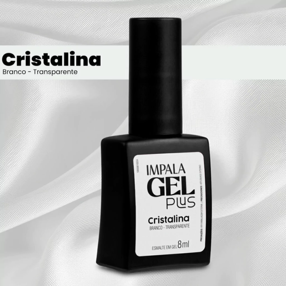 Esmalte Gel Impala Gel Plus Transparente Cristalina 8ml