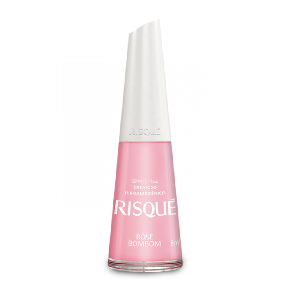 Esmalte Risqué Cremoso Rose Bombom 8ml - Rosa