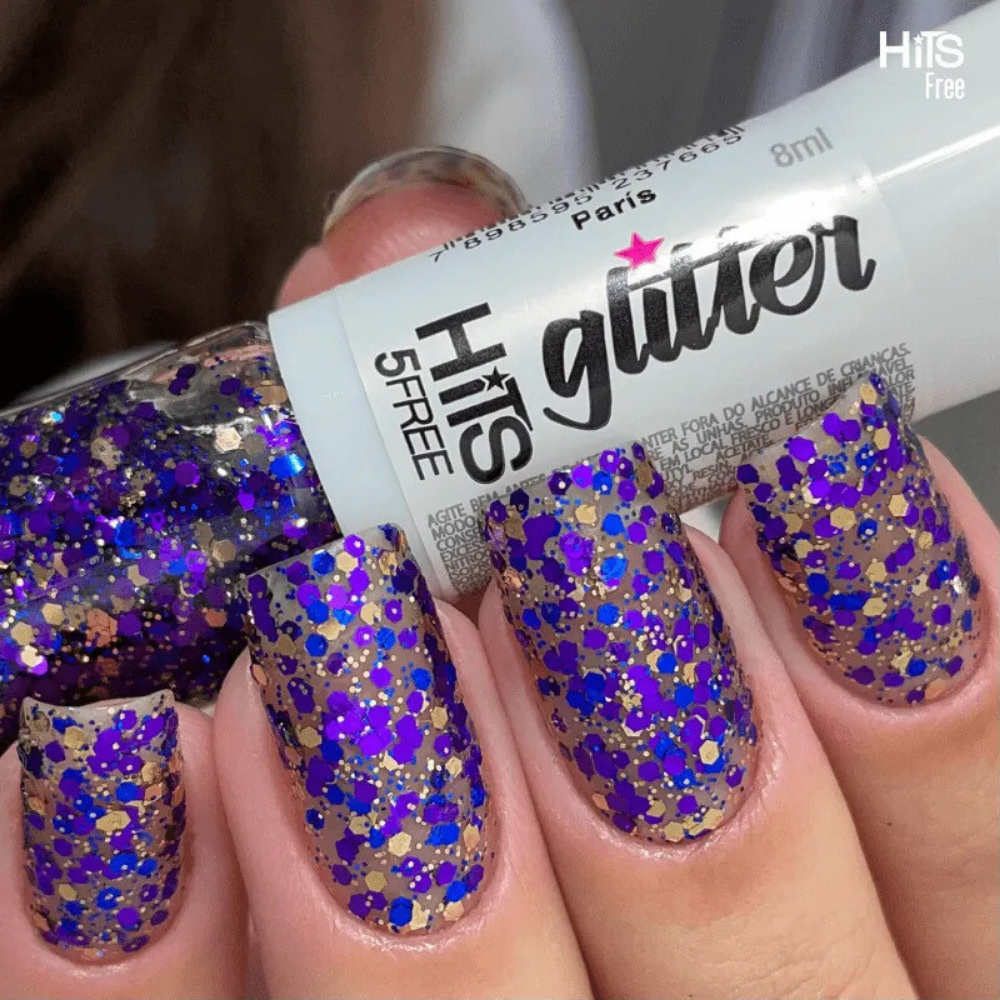 Esmalte Hits Glitter Paris 8ml