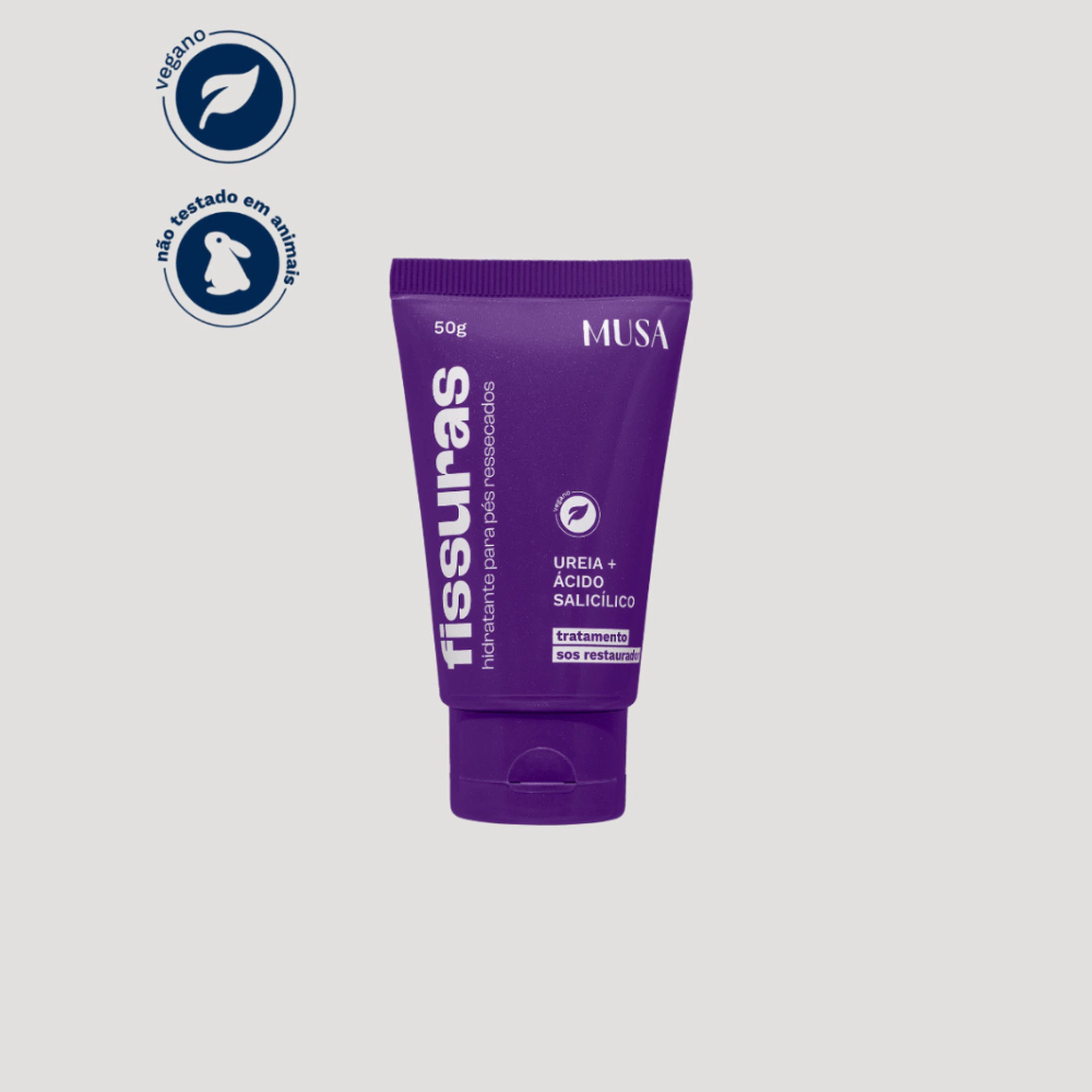 Creme Para Fissuras Dos Pés Musa 50g