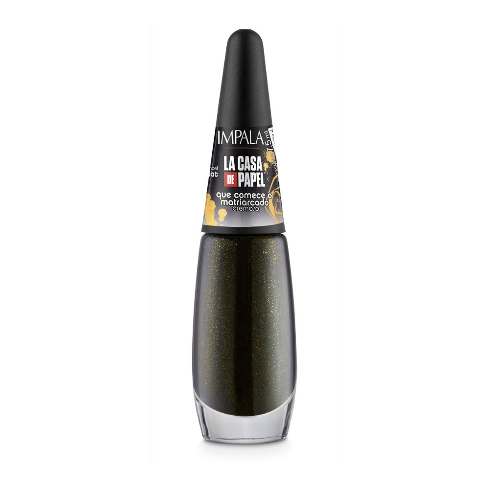 Esmalte Impala Cremoso Que Comece O Matriarcado 7,5ml - Preto - La Casa De Papel