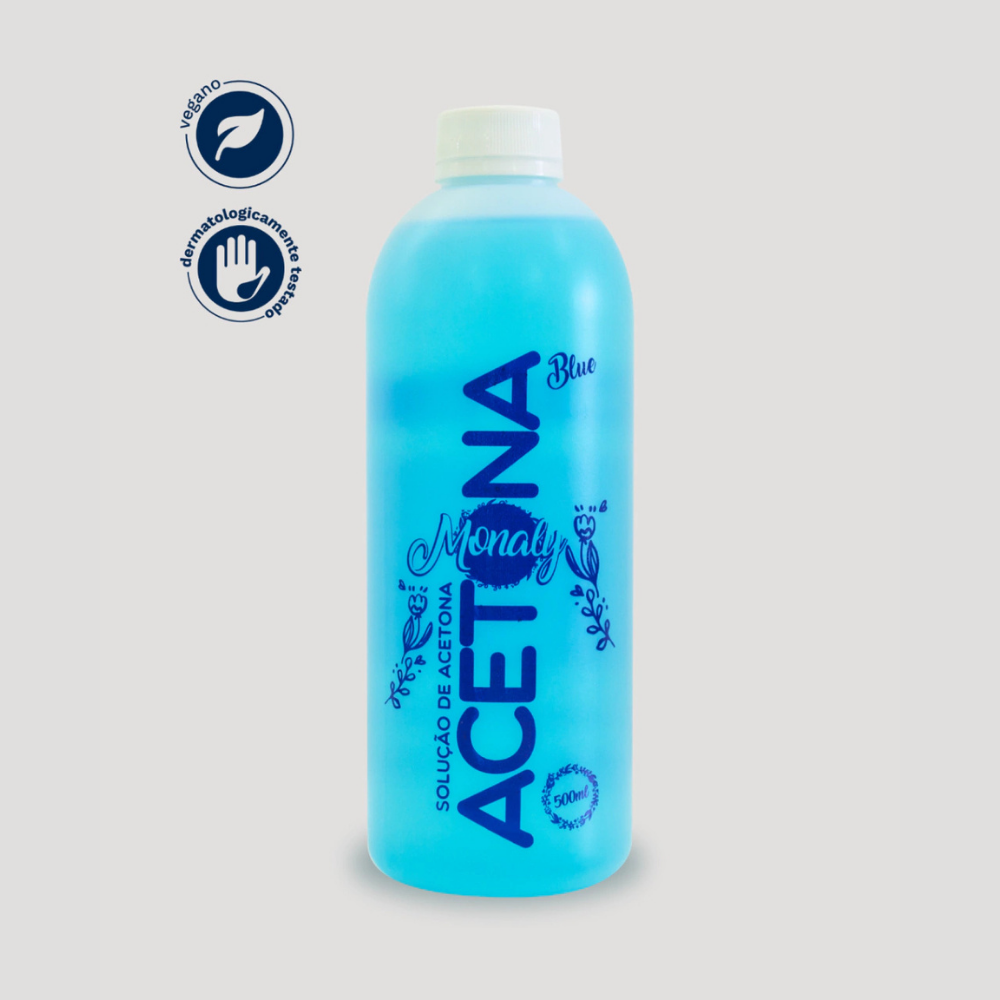 Removedor De Esmalte a Base Acetona Monaly Blue 500ml