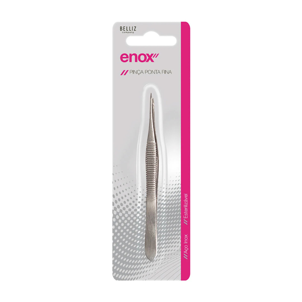 Pinça Ponta Fina Enox