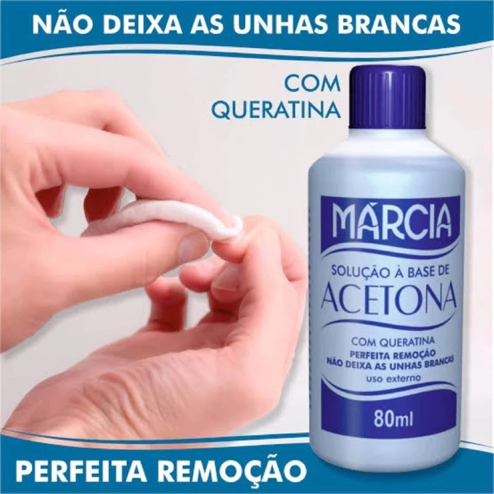 Removedor A Base De Acetona Marcia 80ml