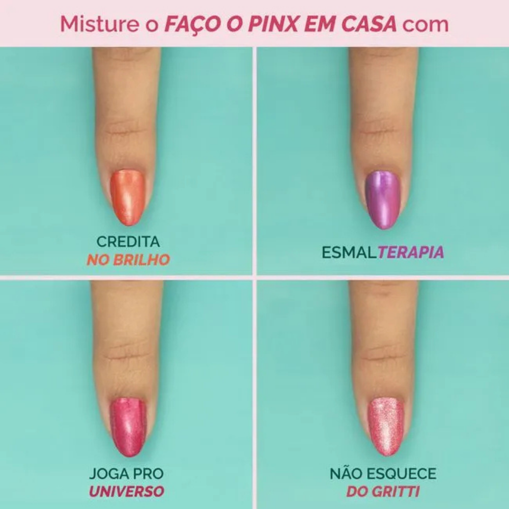 Esmalte Risqué Manicores Cremoso Faço Pinx Em Casa 8ml