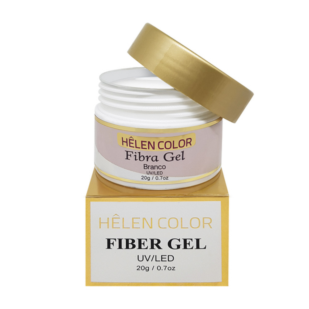 Fiber Gel Hêlen Color 20g Branco