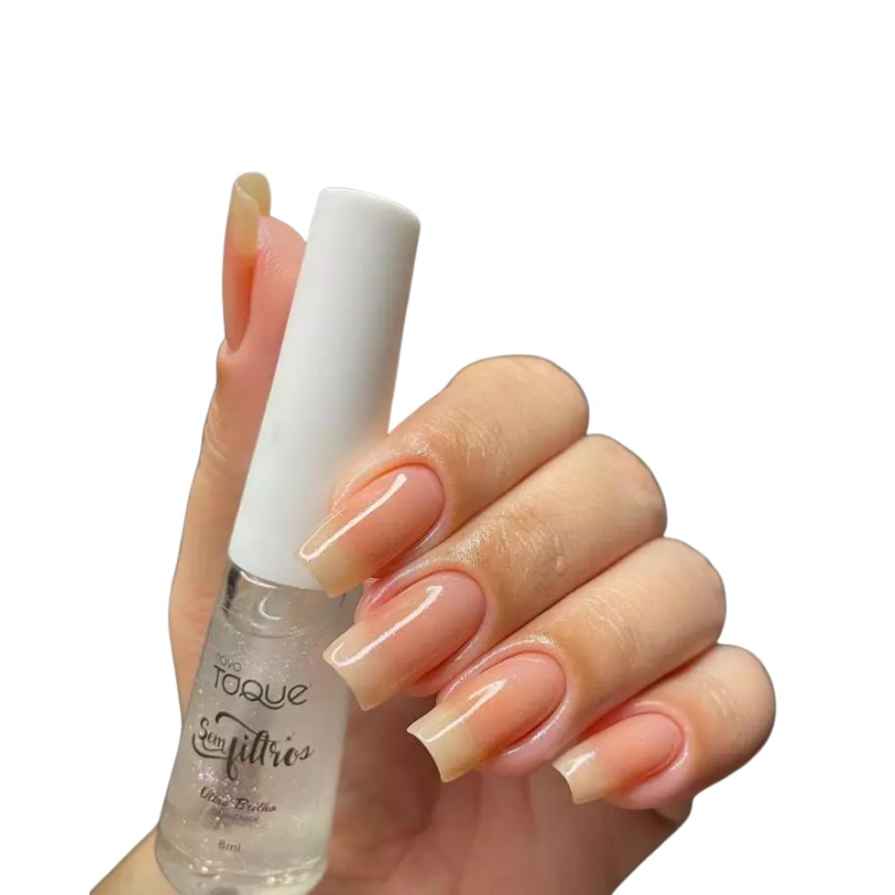 Esmalte Novo Toque Finalizador Sem Filtros Ultra Brilho 8ml