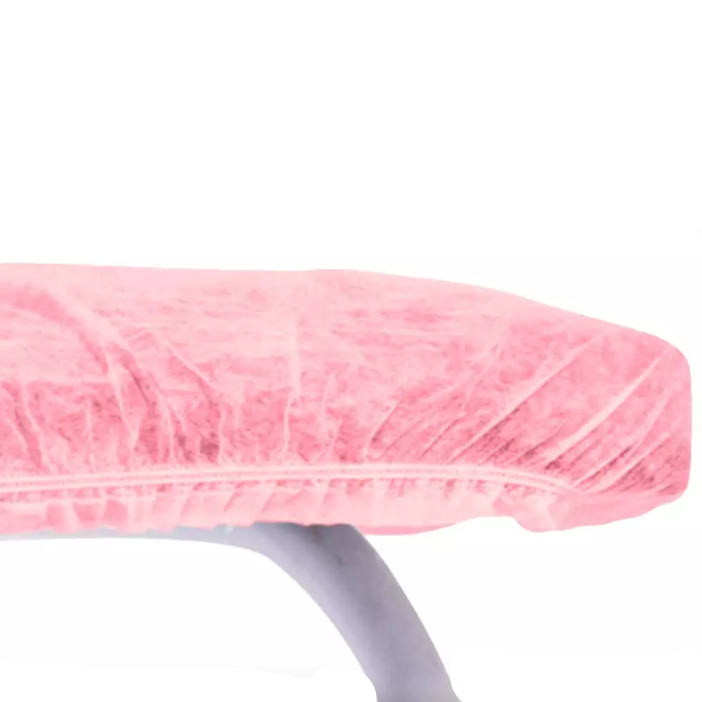 Lençol Descartável Em TNT 2m X 90cm Com Elástico Rosa 10 Unidades Santa Clara 5761