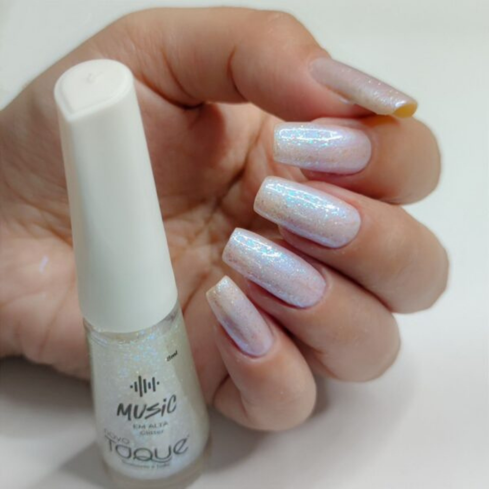 Esmalte Novo Toque Glitter Em Alta 8ml
