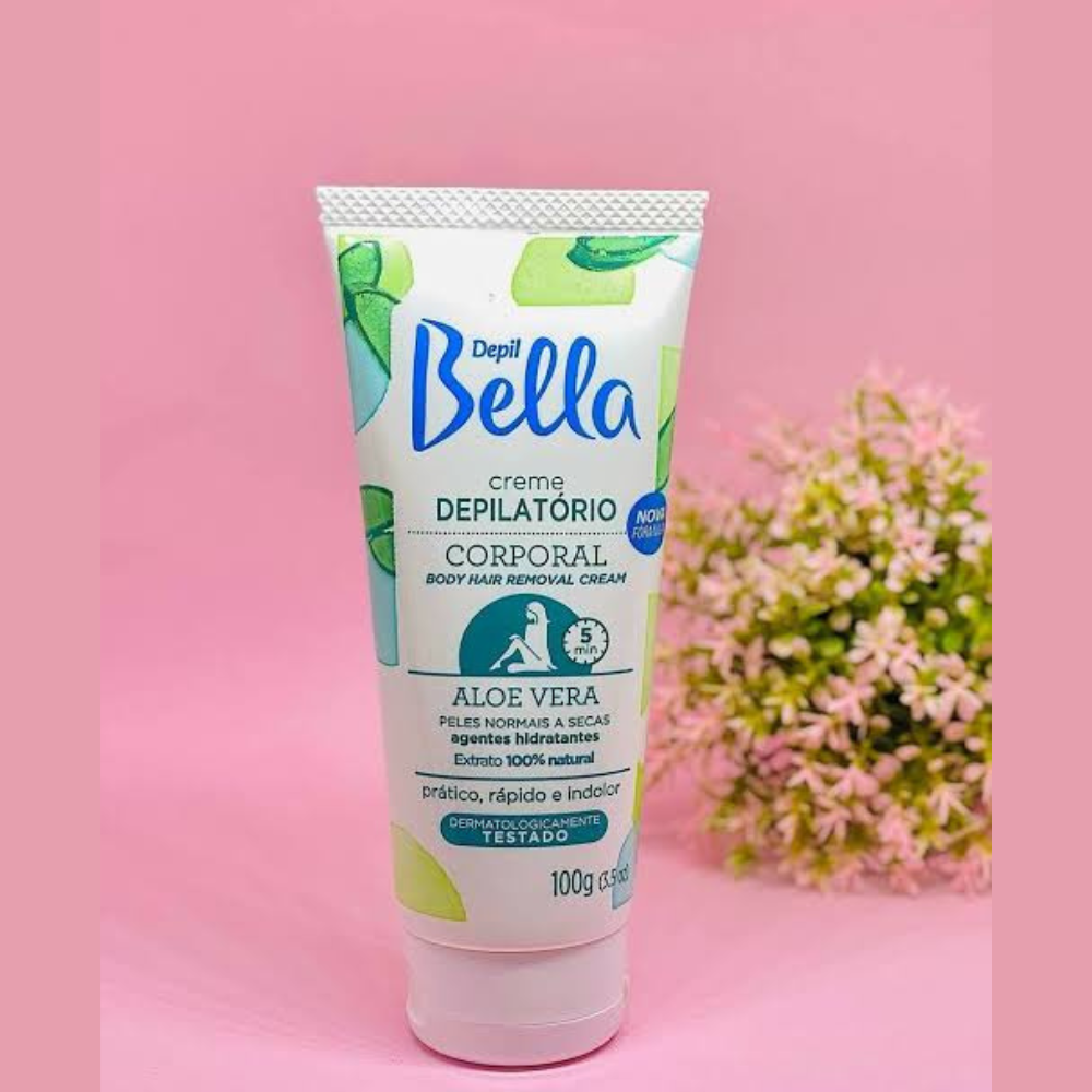 Creme Depilatório Corporal Com Aloé E Vera Depil Bella 100g