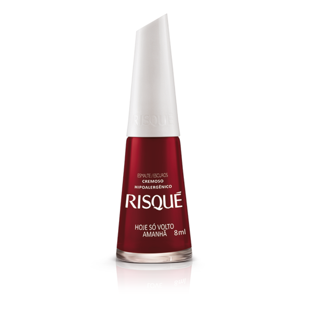 Esmalte Risqué Cremoso Hoje Só Volto Amanhã 8ml - Vermelho