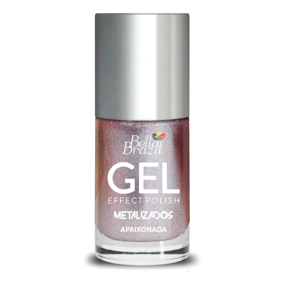 Esmalte Bella Brazil Efeito Gel Metalizado 217 Apaixonada