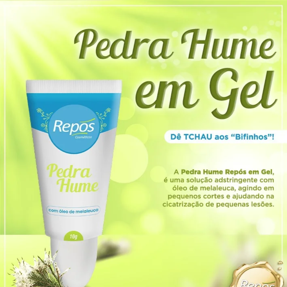Pedra Hume Em Gel Repos 10g