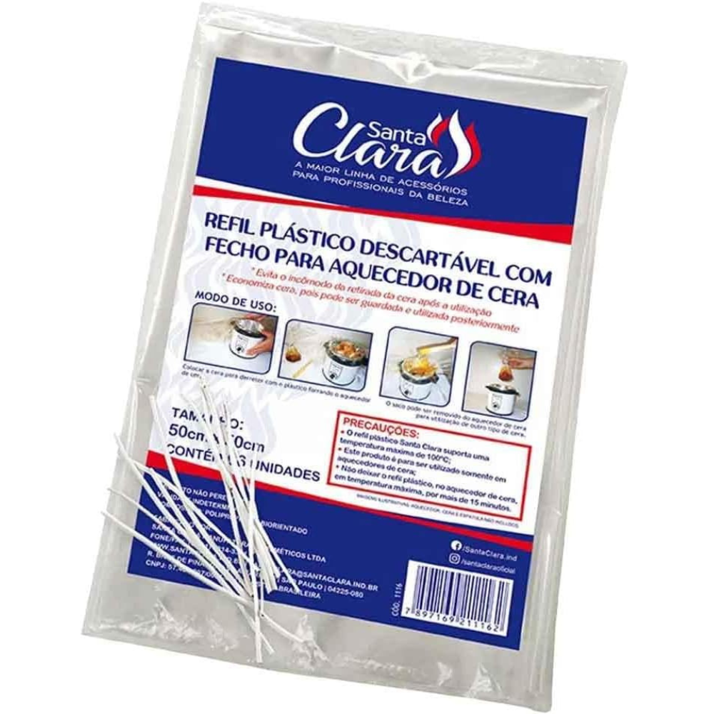 Refil Plástico Protetor Para Aquecedor Termocera 6 Unidades Santa Clara