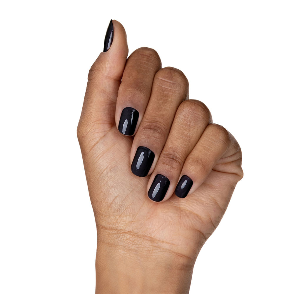 Esmalte Risqué Cremoso Preto Sépia 8ml - Preto