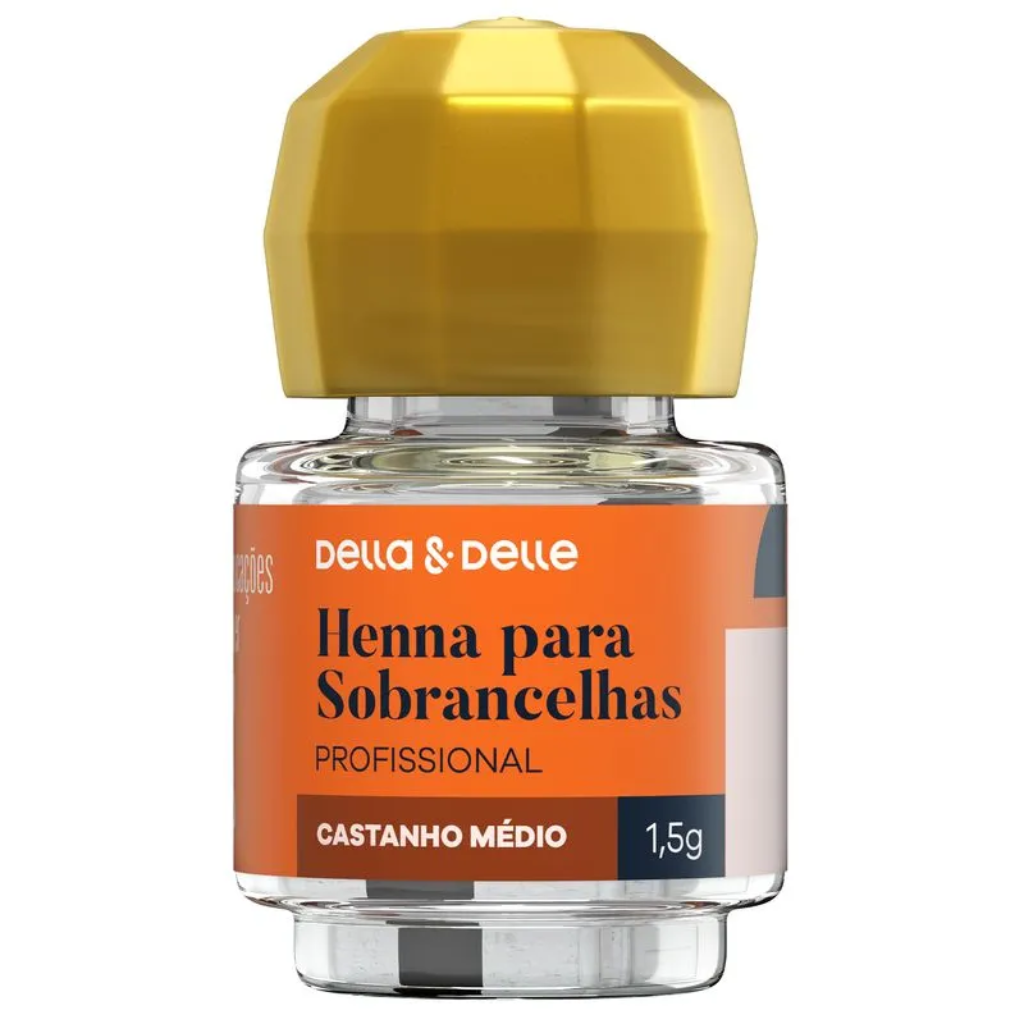Henna Della E Delle 1,5g Castanho Médio