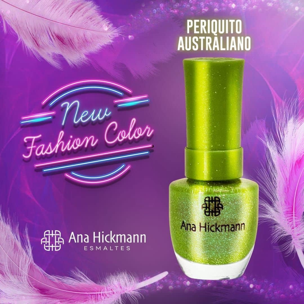 Esmalte Ana Hickmann Glitter Periquito Australiano 9ml