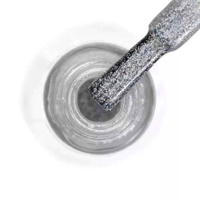 Esmalte Risqué Glitter As Mil Purpurinas 8ml - Prata - Glitter