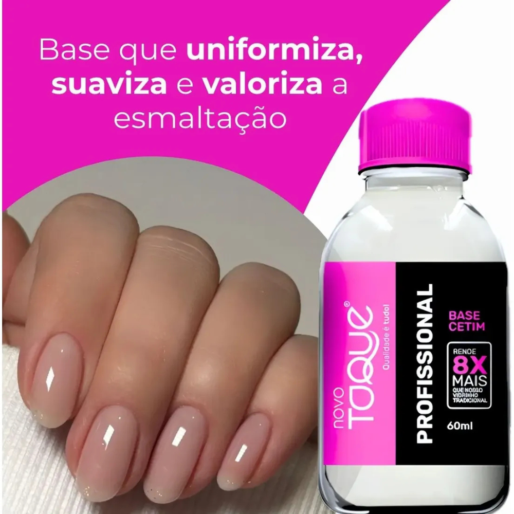 Refil Esmalte Novo Toque Profissional Base Cetim 60ml