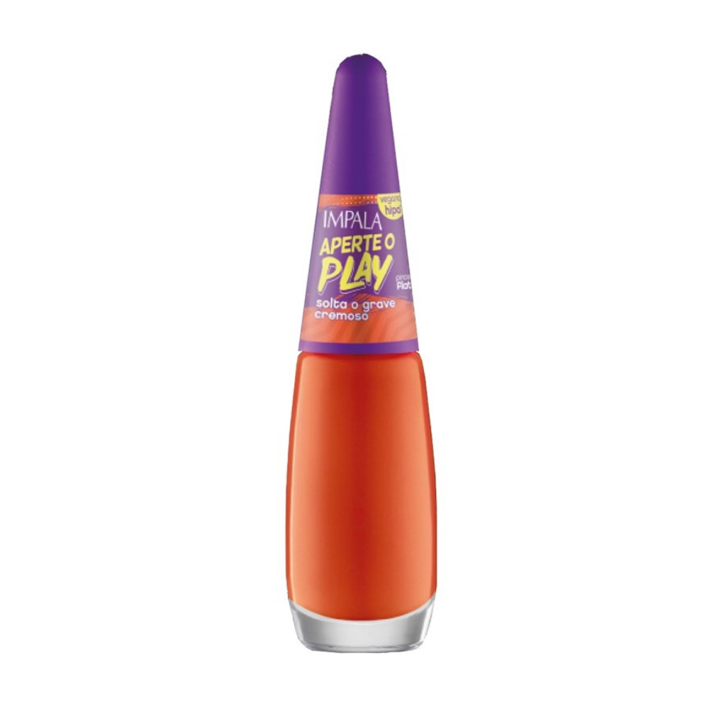 Esmalte Impala Cremoso Solta O Grave 7,5ml - Laranja - Aperte O Play