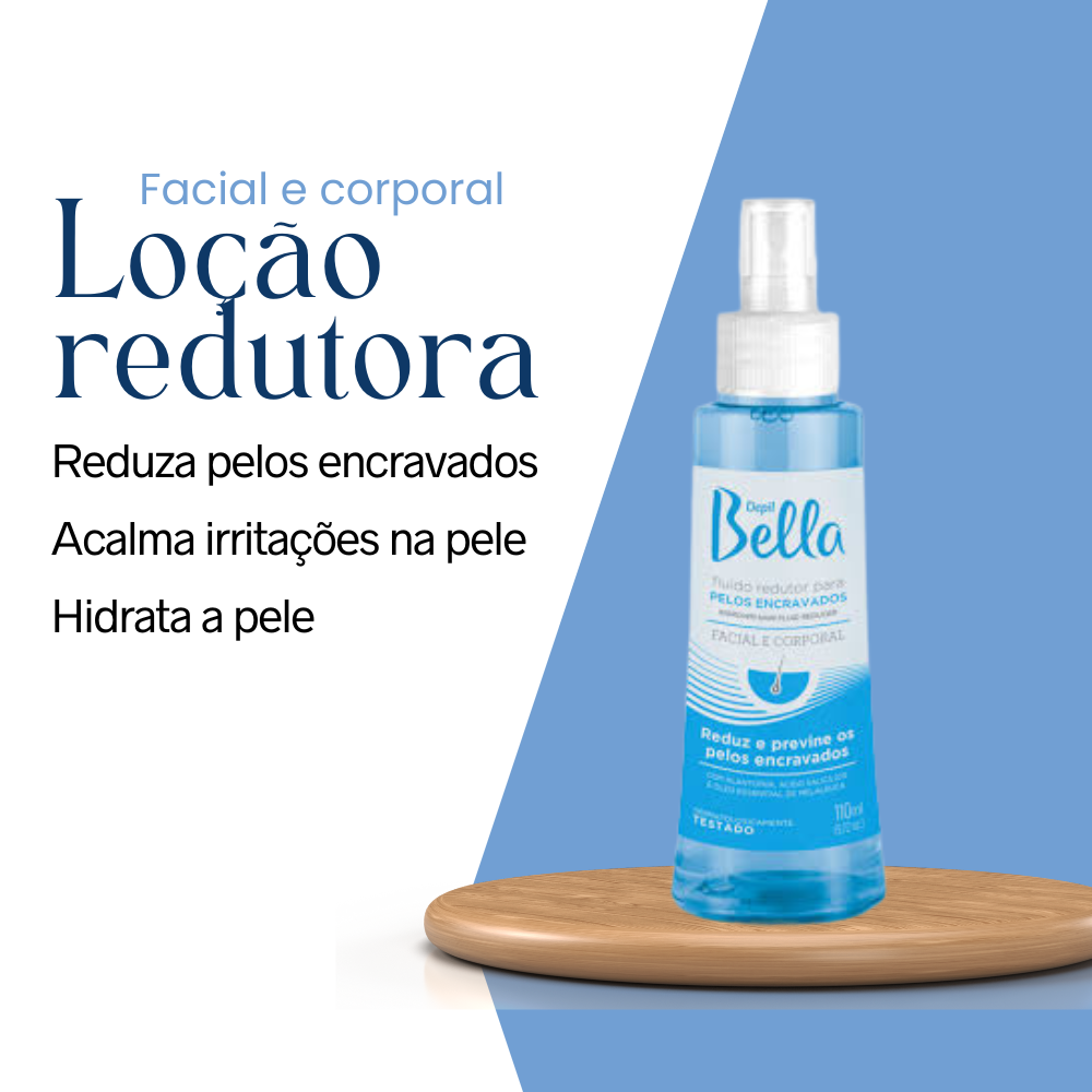 Flúido Redutor Para Pelos Encravados Depil Bella 110ml