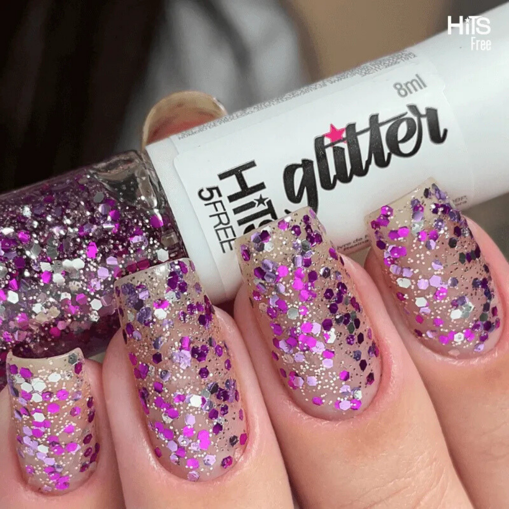 Esmalte Hits Glitter Madri 8ml
