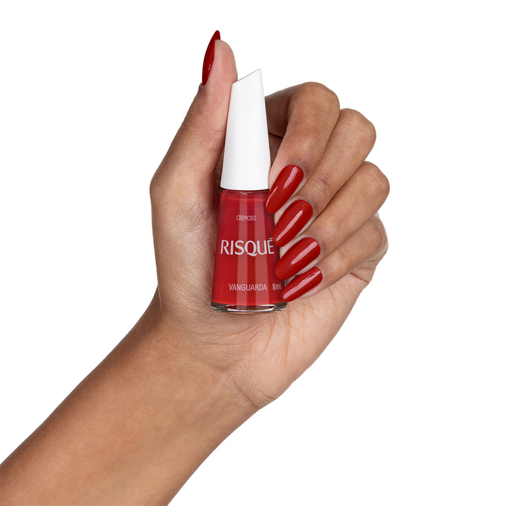 Esmalte Risqué Cremoso Vanguarda 8ml - Vermelho