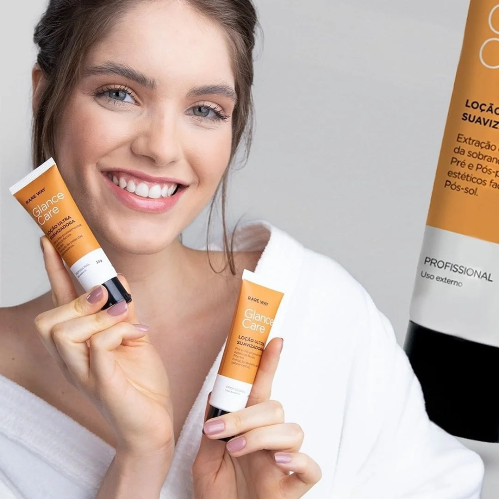 Loção Ultra Suavizadora Glance Care Rare Way 30g