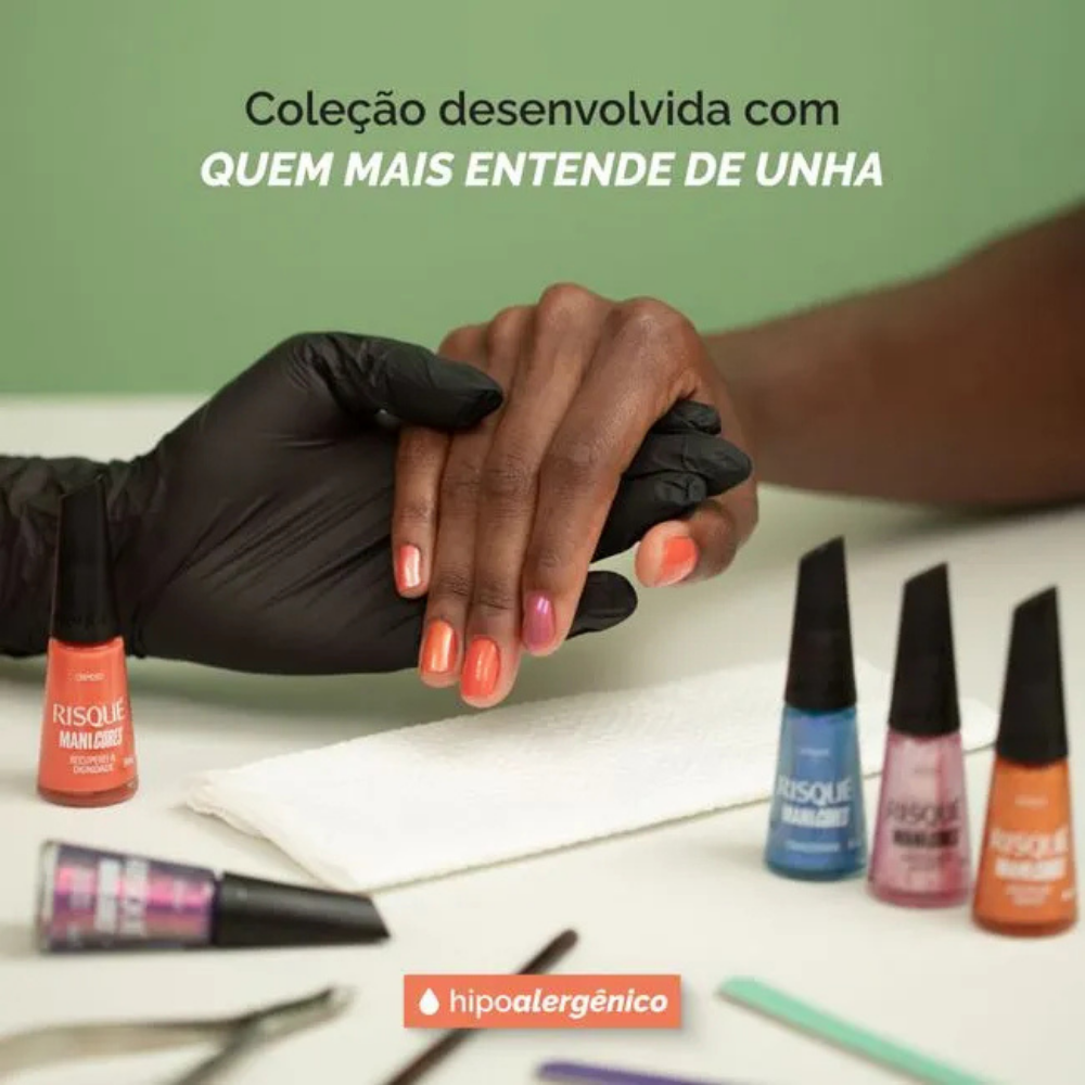 Esmalte Risqué Manicores Cremoso Recuperei A Dignidade 8ml
