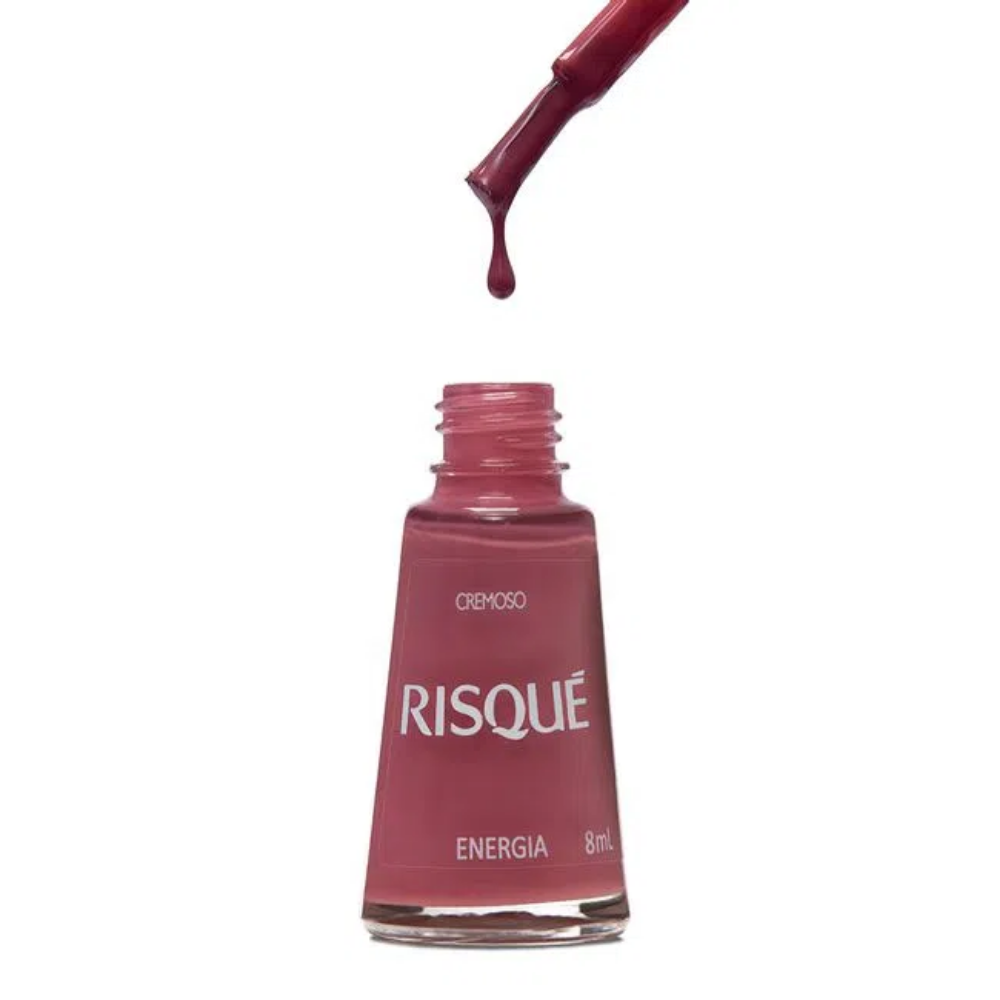 Esmalte Risqué Cremoso Energia 8ml - Rosa