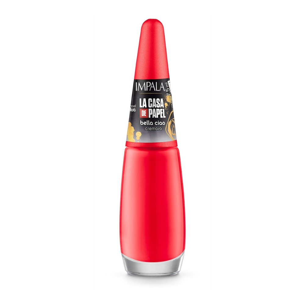 Esmalte Impala Bella Ciao 7,5ml - Vermelho - La Casa De Papel