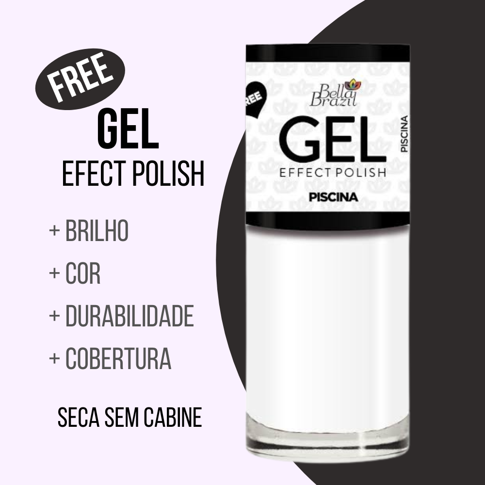 Esmalte Bella Brazil Efeito Gel Cremoso 846 Piscina