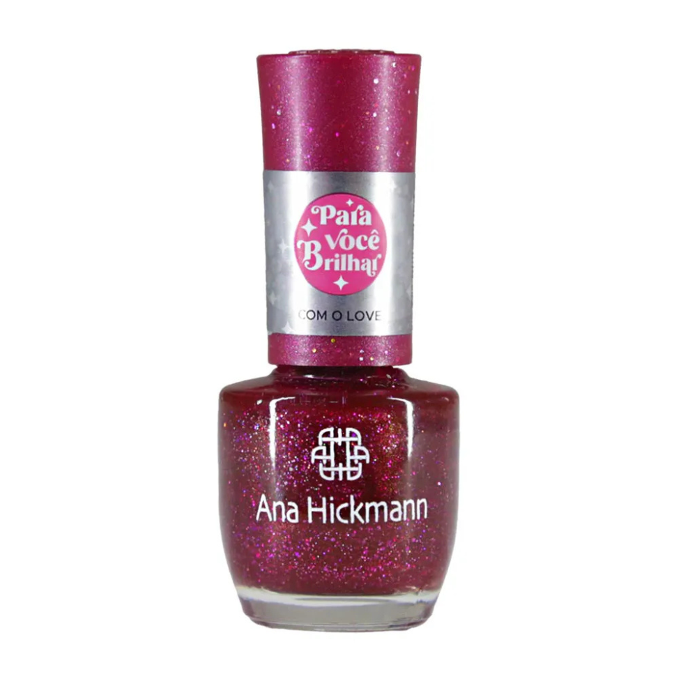 Esmalte Ana Hickmann Glitter Para Você Brilhar Com O Love 9ml