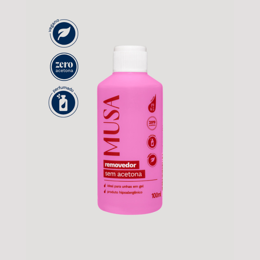 Removedor De Esmalte Sem Acetona Musa 100ml