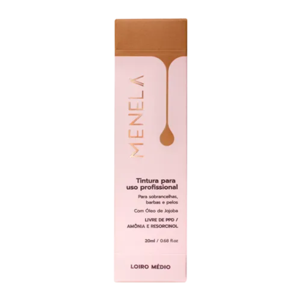 Tintura Menela 20ml Profissional Loiro Médio