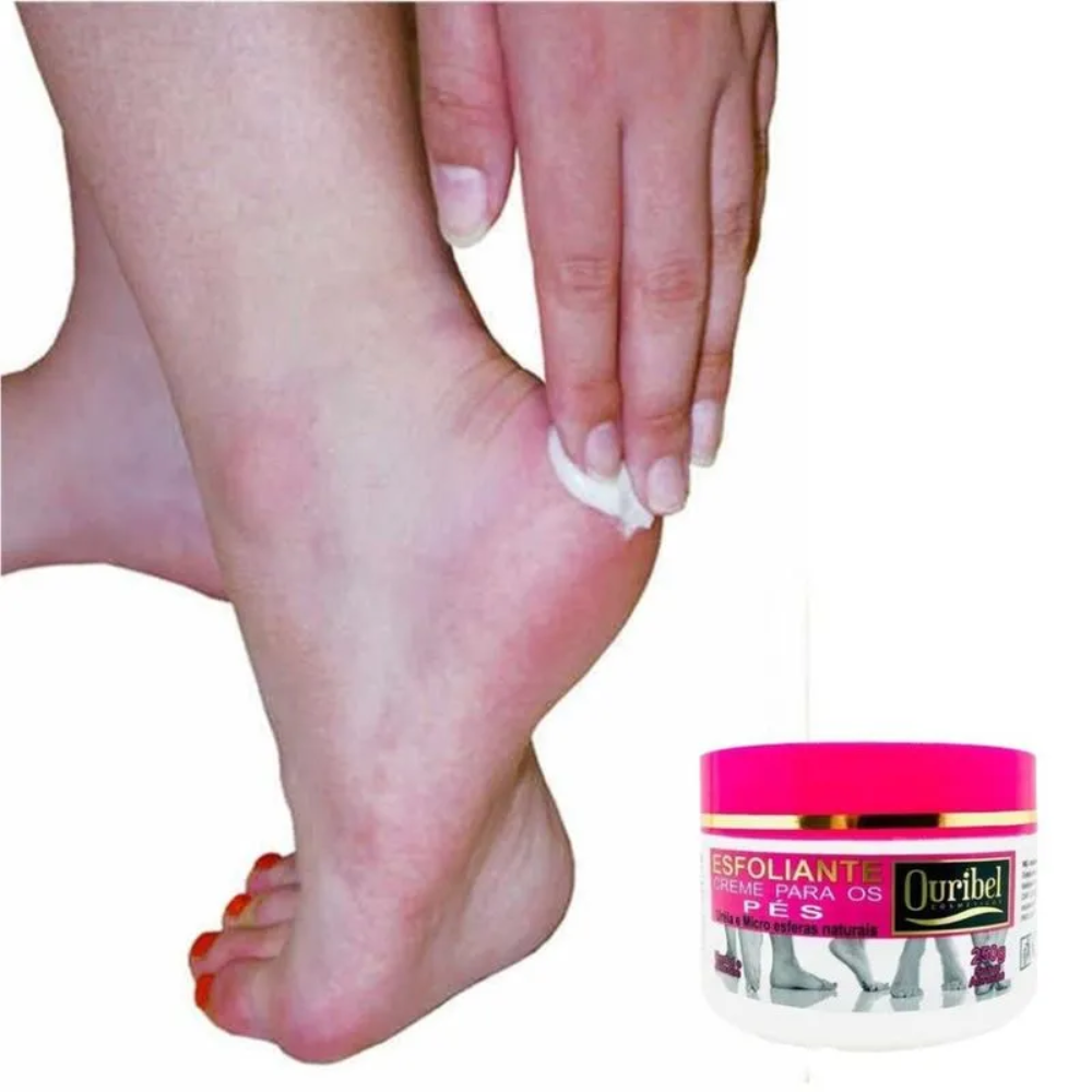 Creme Esfoliante Para Os Pés Ouribel 250g