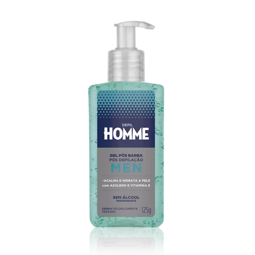 Gel Pós Barba E Pós Depilação Masculino Depil Homme 125g
