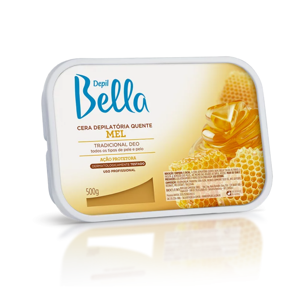 Cera Quente Em Barra Mel Deo Depil Bella 500g