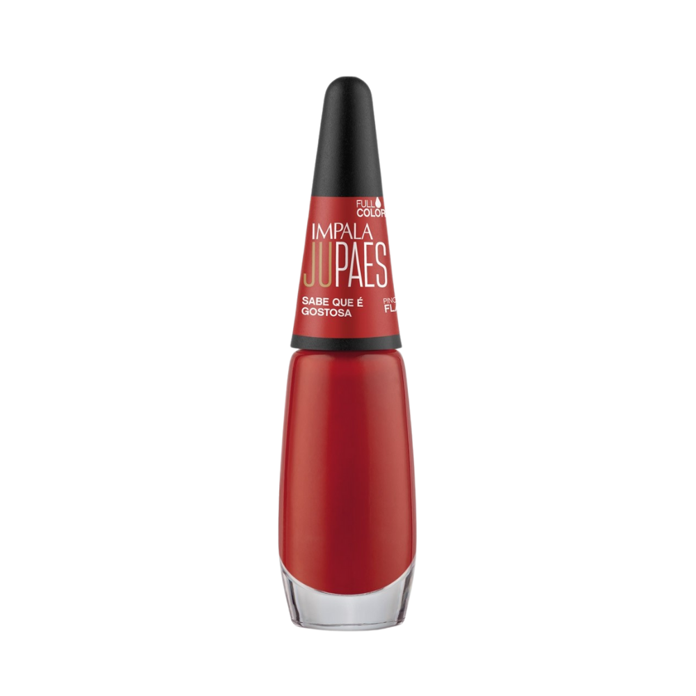 Esmalte Impala Cremoso Ju Paes Sabe Que É Gostosa 7,5ml - Vermelho - Ju Paes