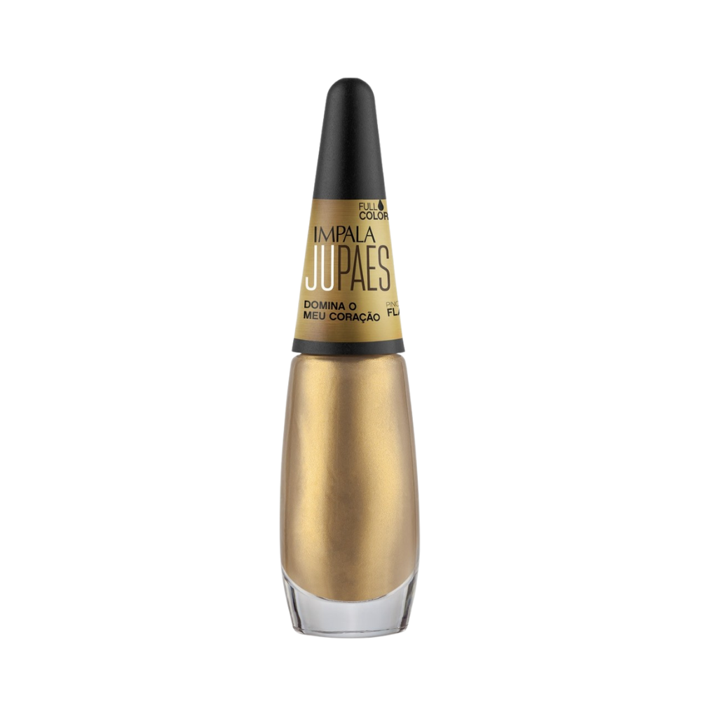 Esmalte Impala Metalizado Ju Paes Domina O Meu Coração 7,5ml - Dourado - Ju Paes