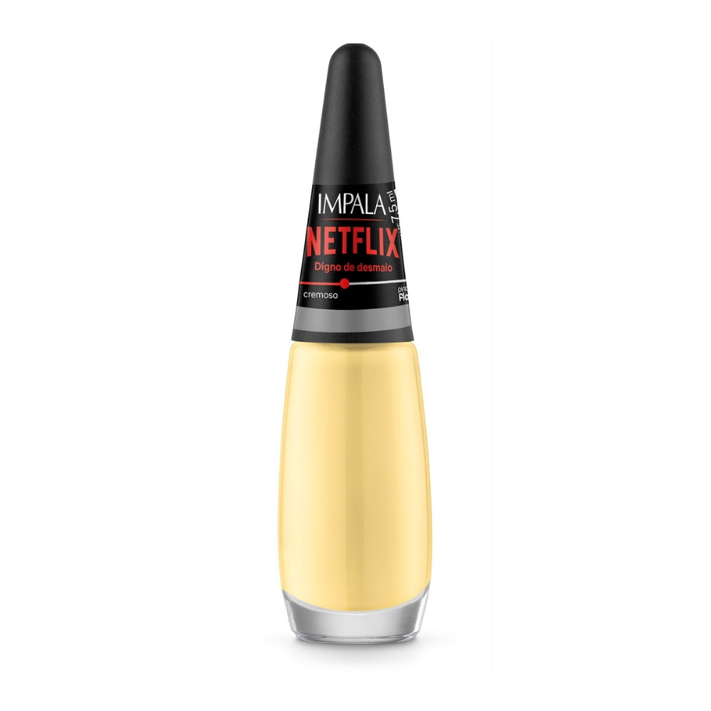 Esmalte Impala Cremoso Digno De Desmaio 7,5ml - Amarelo - Netflix