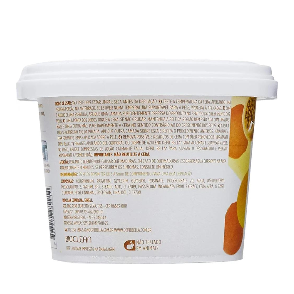 Cera De Micro-ondas Cremosa Maracujá Depil Bella 200g