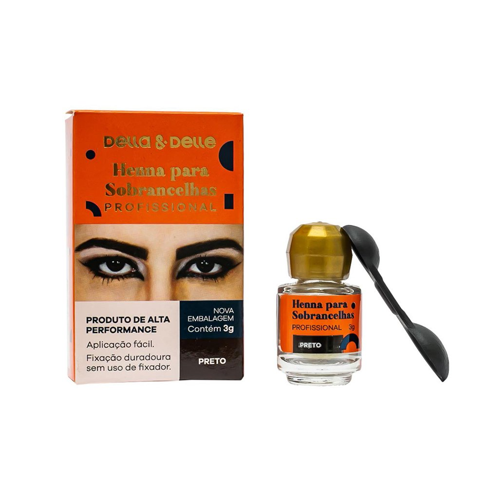 Henna Della E Delle 3g Preto - Preto