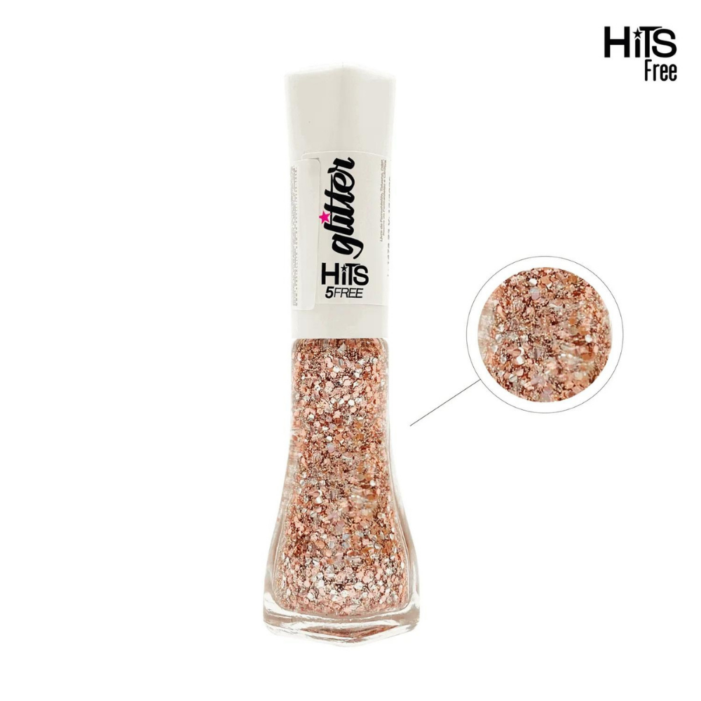 Esmalte Hits Glitter Genebra 8ml