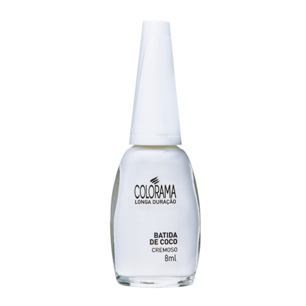Esmalte Colorama Cremoso Batida De Coco - Branco