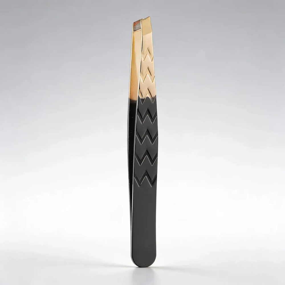 Pinça Black Silver E Gold Diagonal Belliz