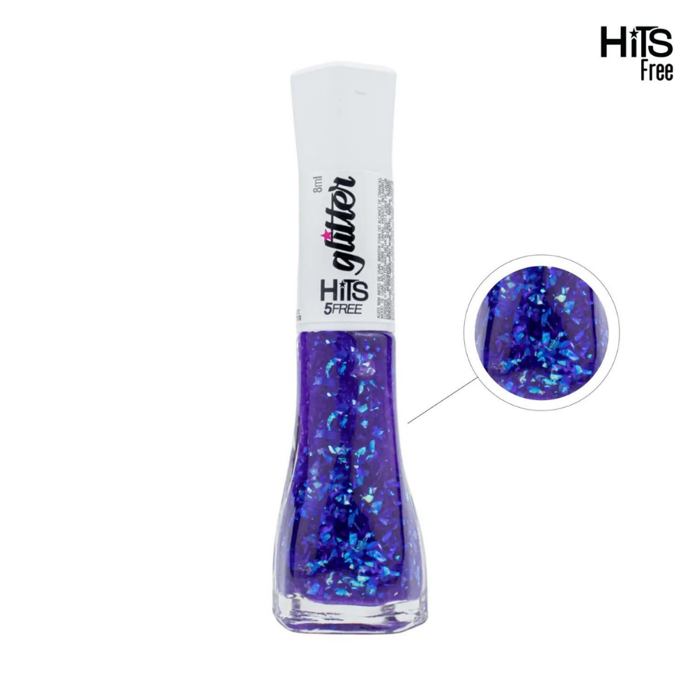 Esmalte Hits Glitter Grape Jelly 8ml