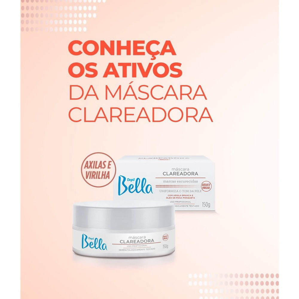 Máscara Clareadora Depil Bella 150g