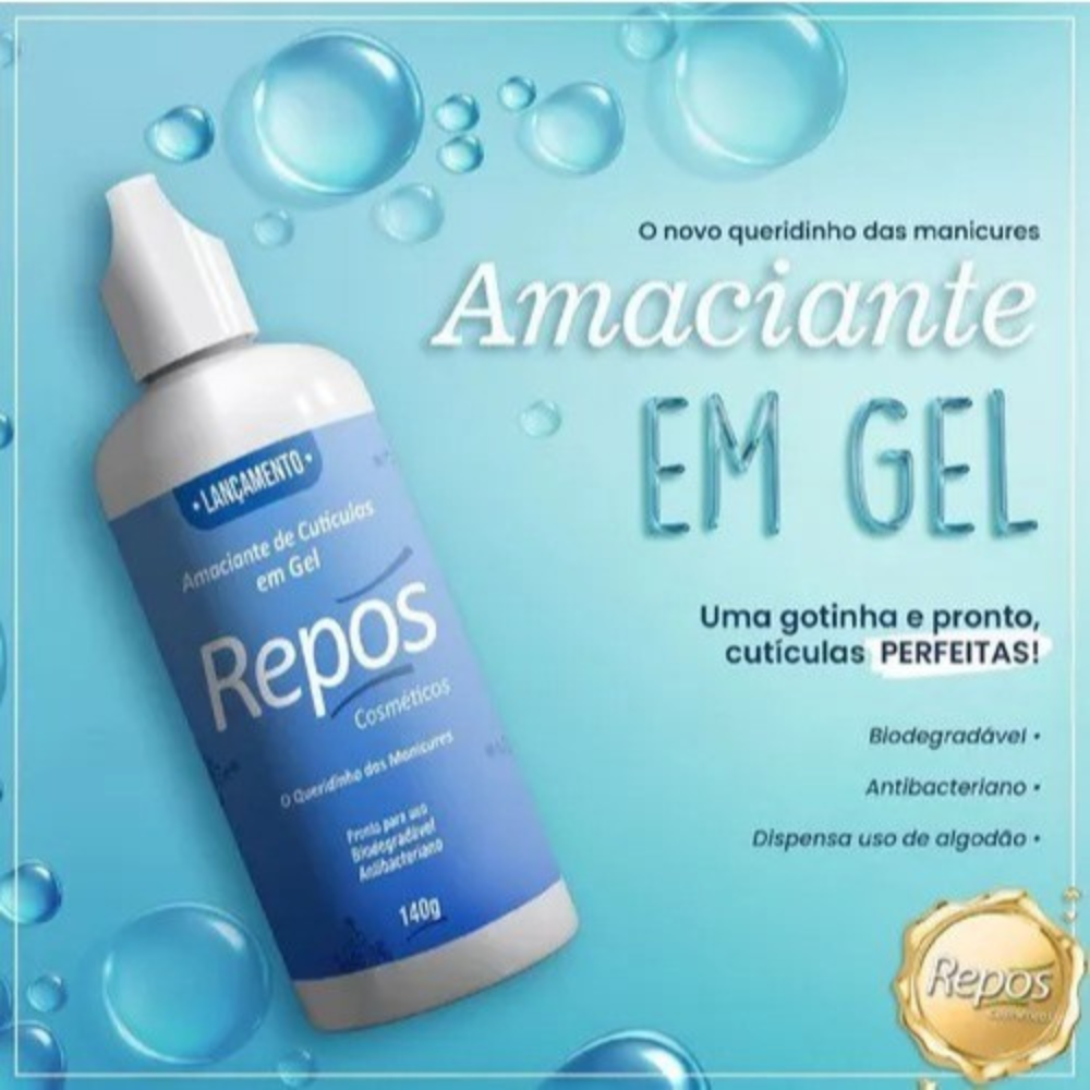 Amaciante De Cutículas Em Gel 140ml Repos