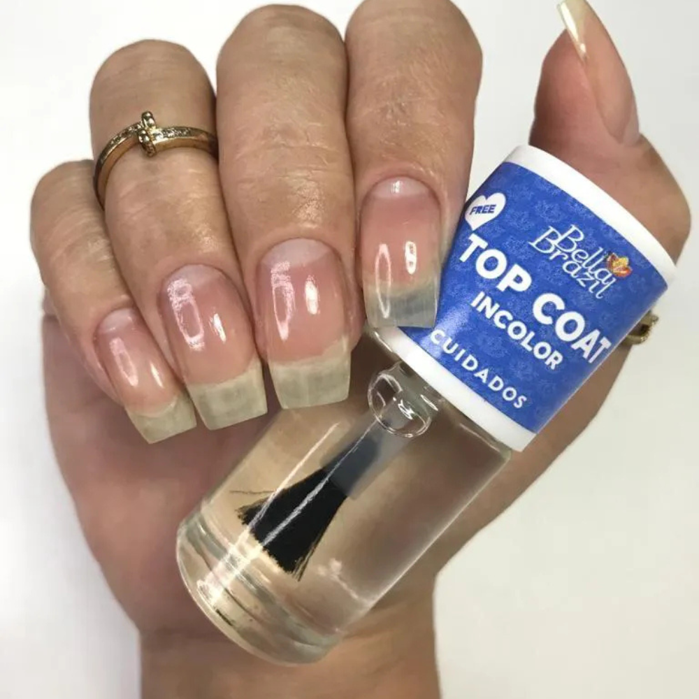 Esmalte Bella Brazil Cuidados 320 Top Coat Incolor